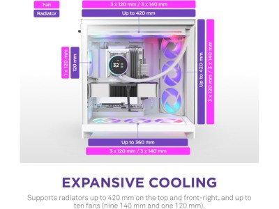 NZXT H9 Flow RGB 2025, ATX - Vit#5