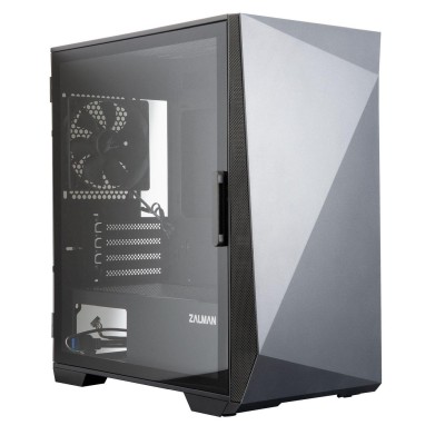 Zalman Z1 Iceberg Black, MicroATX, TG - Svart