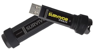 256 GB Corsair Flash Survivor Stealth, vattensäker (till 200 m) och stöttålig, aluminium, USB 3.0#1