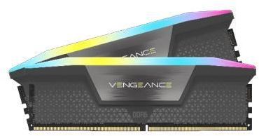 32 GB (2x16GB) DDR5-5600 Vengeance RGB CL40, AMD EXPO - Grå