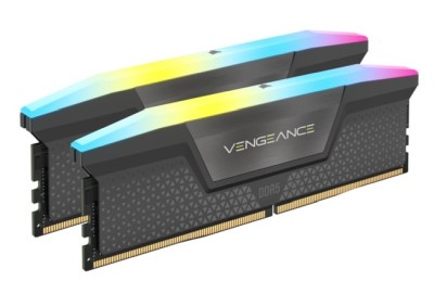 32 GB (2x16GB) DDR5-5200 Vengeance RGB CL40, AMD EXPO - Svart