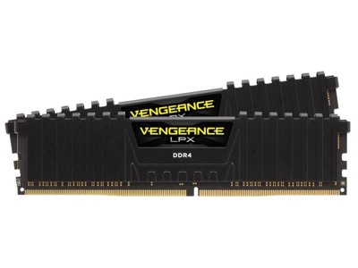 16 GB (2x8GB) DDR4-2666 Corsair Vengeance Black