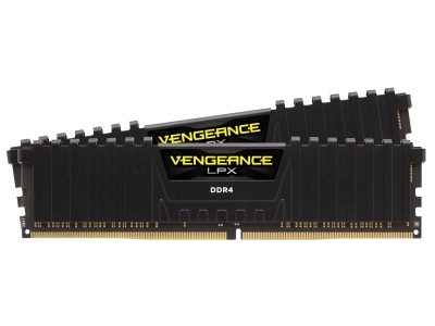 16 GB (2x8GB) DDR4-3200 Corsair Vengeance LPX Black, CL16