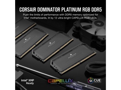 64 GB (2x32GB) DDR5-5600 Corsair Dominator Platinum RGB CL40#2