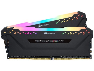 16 GB (2x8GB) DDR4-3200 Corsair Vengeance RGB Pro CL16 - Svart