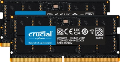 96 GB (2x48GB) DDR5-5600 SODIMM Crucial CL46