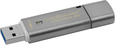 16 GB Kingston DataTraveler Locker+ G3, USB 3.0, w/Hardware encryption, USBtoCloud#1