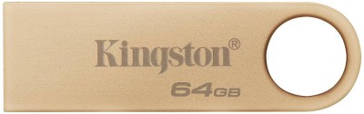 64 GB Kingston DataTraveler SE9 G3, USB 3.2, metallhölje - Guld