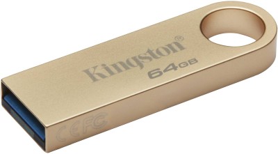 64 GB Kingston DataTraveler SE9 G3, USB 3.2, metallhölje - Guld#2