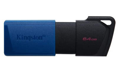 64 GB Kingston DataTraveler Exodia M, USB 3.2, Svart/Blå, 2-pack#3