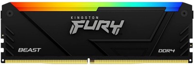8 GB (1x8GB) DDR4-3600 Kingston FURY Beast RGB CL17 - Svart
