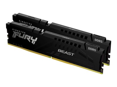 16 GB (2x8GB) DDR5-5600 Kingston FURY Beast Black CL40, XMP - Svart