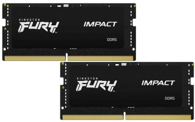 16 GB (2x8GB) DDR5-4800 SODIMM Kingston FURY Impact CL48, On-die ECC