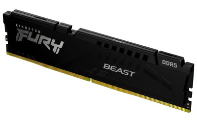 8 GB (1x8GB) DDR5-5600 Kingston FURY Beast Black CL36, AMD EXPO - Svart