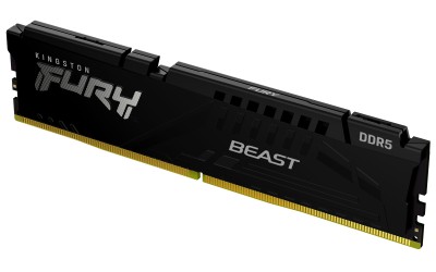 32 GB (1x32GB) DDR5-5600 Kingston FURY Beast Black CL36, AMD EXPO - Svart