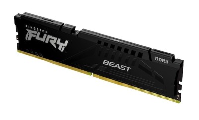 32 GB DDR5-6000 Kingston FURY Beast Black CL36, AMD EXPO - Svart