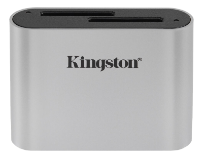 USB-A 3.2 kortläsare Kingston Workflow Dual-Slot, extern, microSDHC/SDXC UHS-II