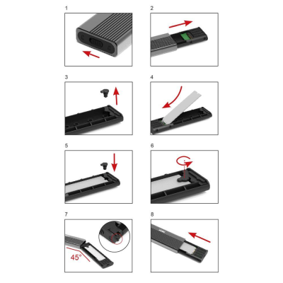 PORT Designs SSD External Hard Drive Enclosure#4