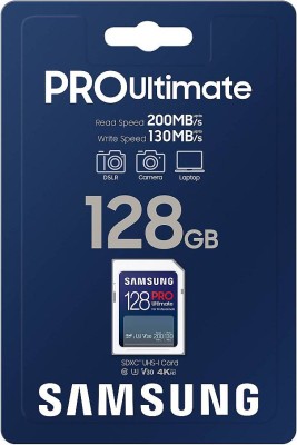Secure Digital SDXC 128 GB Samsung PRO Ultimate, 200/130 MB/sek, Class 10, UHS-I V30, U3, A2#3