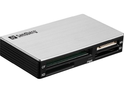 USB 3.0 kortläsare Sandberg Multi Card Reader, CF/SD/XD/MS/MMC