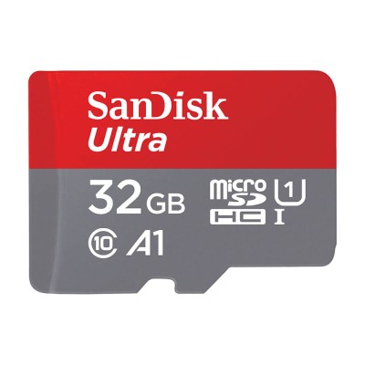 Micro Secure Digital SDHC 32 GB Sandisk Foto Ultra, 120 MB/sek, Class 10, UHS-I 1, A1, inkl. SD-adapter