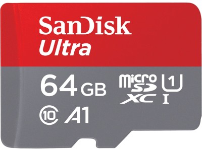 Micro Secure Digital SDXC 64 GB Sandisk Ultra A1, 140 MB/sek, Class 10, UHS-I, inkl. SD-adapter#1