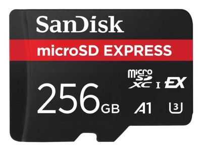 Micro Secure Digital SDXC 256 GB Sandisk Express, 880/480 MB/sek, Class 10, UHS-I, U3, A1#1