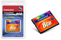 Compact Flash 8 GB Transcend 133X