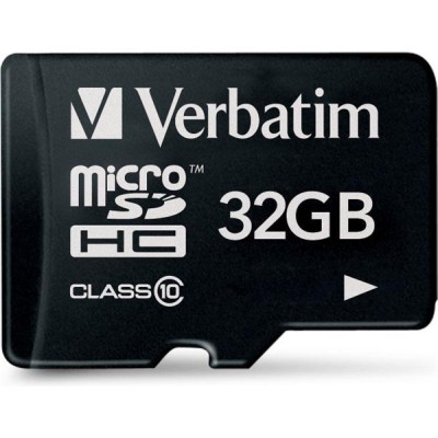 Micro Secure Digital SDHC 32 GB Verbatim, Class10