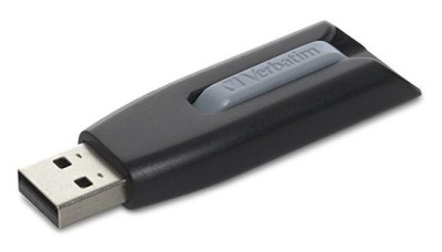 32 GB, Verbatim Store'n'Go, USB 3.0 - Svart