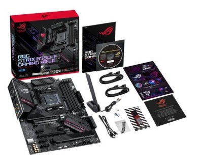 Asus ROG STRIX B550-F GAMING (WI-FI) II, AMD Socket AM4, B550, ATX, 4xDDR4, 2xPCI Express, 2xM.2 + SATA3 RAID, HDMI/DP, 7.1-ljud, USB-C, 2.5Gbe LAN, WiFi 6, Bluetooth, Aura Sync RGB#4