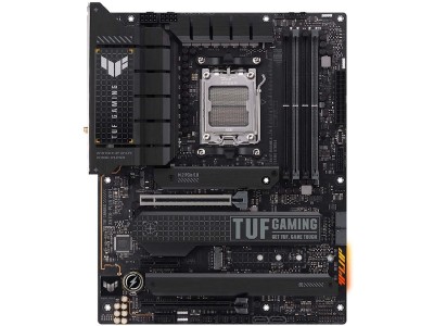 Asus TUF GAMING X670E-PLUS, AMD AM5, ATX, 4xDDR5, 2xPCI Express, 4xM.2 + SATA3 RAID, HDMI/DP, USB-C, 2.5Gbe LAN, Aura Sync RGB