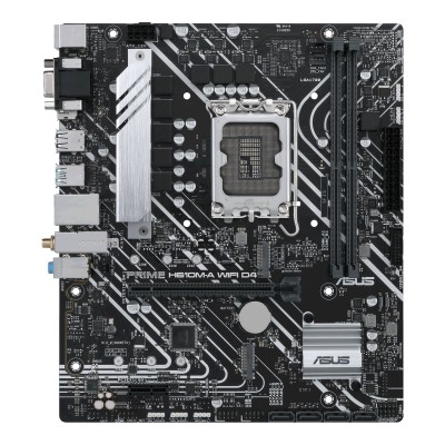 Asus Prime H610M-A WIFI D4, Intel LGA1700, PCI Express, MicroATX, 2xDDR4, M.2 + SATA3, VGA/HDMI/DP, USB 3.2, GigaLAN, WiFi 5, Bluetooth, Aura Sync RGB