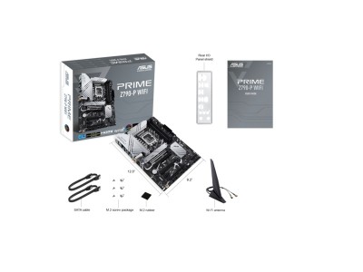 Asus PRIME Z790-P WIFI, Intel LGA1700, ATX, 4xPCI Express, 4xDDR5, 3xM.2 + SATA3 RAID, HDMI/DP, USB-C, 2.5Gbe LAN, WiFi 6, Bluetooth 5.2, Aura Sync RGB#3