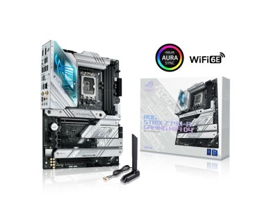 Asus ROG STRIX Z790-A GAMING WIFI D4, Intel LGA1700, 3xPCI Express, ATX, 4xDDR4, 4xM.2 + SATA3 RAID, HDMI/DP, USB-C, ROG SupremeFX Audio, 2.5Gbe LAN, WiFi 6E, Bluetooth 5.3, Aura Sync RGB#1