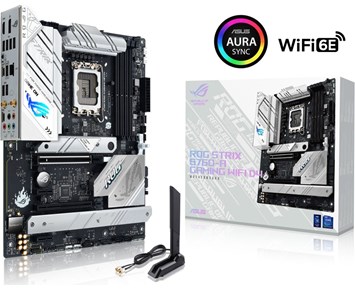 Asus ROG STRIX B760-A GAMING WIFI D4, Intel LGA1700, 2xPCI Express, ATX, 4xDDR4, 3xM.2 + SATA3 RAID, HDMI/DP, USB-C, 2.5Gbe LAN, WiFi 6E, Bluetooth 5.3, Aura Sync RGB