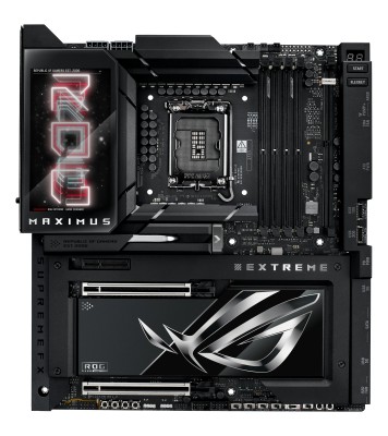 Asus ROG MAXIMUS Z890 EXTREME, Intel LGA1851, ATX, 3xPCI Express, 4xDDR5, 6xM.2 + SATA3 RAID, HDMI/2xTB5, USB-C, 10Gbe+2.5Gbe LAN, WiFi 7, Bluetooth 5.4, Aura Sync RGB