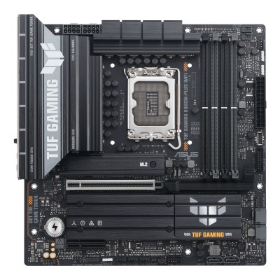 Asus TUF GAMING B860M-PLUS WIFI, Intel LGA1851, MicroATX, 4xDDR5, 2xPCI Express, 3xM.2 + SATA3 RAID, HDMI/DP, USB-C, 2.5Gbe LAN, WiFi 7, Bluetooth 5.4, Aura Sync RGB