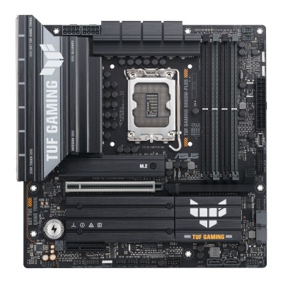 Asus TUF GAMING B860M-PLUS, Intel LGA1851, MicroATX, 4xDDR5, 2xPCI Express, 3xM.2 + SATA3 RAID, HDMI/DP, USB-C, 2.5Gbe LAN, Aura Sync RGB