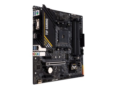 Asus TUF GAMING A520M-PLUS II, AMD Socket AM4, A520, MicroATX, 4xDDR4, PCI Express, M.2 + SATA3 RAID, VGA/HDMI/DP, 7.1-ljud, USB 3.2, GigaLAN, Aura Sync RGB#1