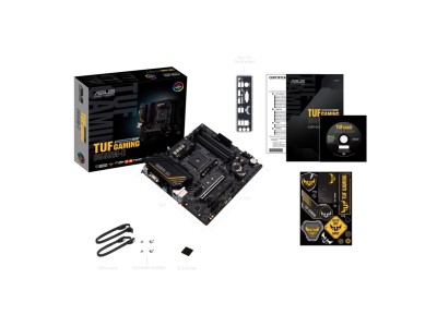 Asus TUF GAMING B550M-E, AMD Socket AM4, B550, MicroATX, 4xDDR4, PCI Express, 2xM.2 + SATA3 RAID, VGA/HDMI/DP, 7.1-ljud, USB-C, GigaLAN, Aura Sync RGB#5