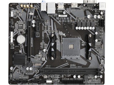 Gigabyte A520M K V2, AMD Socket AM4, MicroATX, 2xDDR4, PCI Express, M.2 + SATA3 RAID, VGA/HDMI, USB 3.2, GigaLAN#2