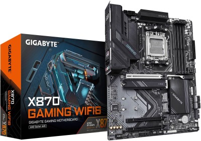 Gigabyte X870 GAMING WIFI6, AMD Socket AM5, ATX, 4xDDR5, 3xPCI Express, 3xM.2 + SATA3 RAID, HDMI/2xUSB4, 2.5GbE LAN, WiFi 6, Bluetooth 5.3, RGB Fusion