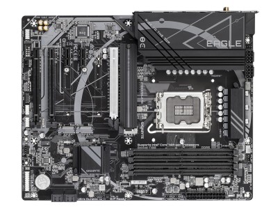 Gigabyte Z790 EAGLE AX WIFI D5, Intel LGA1700, ATX, 2xPCI Express, 4xDDR5, 3xM.2 + SATA3 RAID, HDMI/DP, USB-C, 2.5GbE LAN, WiFi 6E, Bluetooth 5.3, RGB Fusion#2