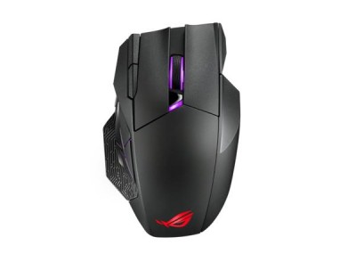 Asus ROG Spatha X, Ergonomic Design, 19000 dpi, USB, RGB - Svart