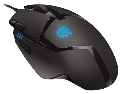 Logitech G402 Hyperion Fury, FPS, 8 knappar, 4000 dpi