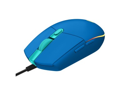 Logitech G203 Lightsync, 8000 dpi, RGB - Blå#4