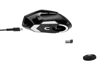 Logitech G502 X Lightspeed Wireless, 25600 dpi, 13 programmerbara knappar, HERO-sensor, RGB - Svart#9