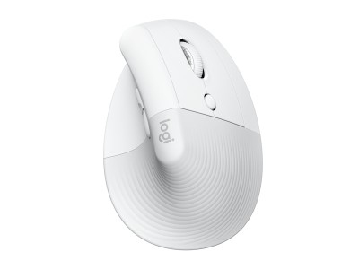 Logitech LIFT för Mac, 4000 dpi, RF/Bluetooth - Off-white/Pale-grey#1