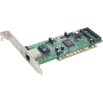 D-Link DGE-528T Gigabit nätverkskort koppar TP, 32-bits PCI, inkl. Low Profile-plåt